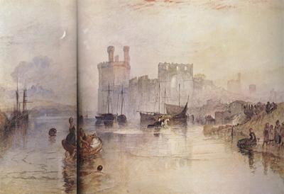 Joseph Mallord William Turner Caernarvon Castle,Wales (mk31)